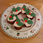 Bite Sized Christmas Cake puddings