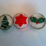 Iced Christmas Cupcakes