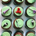 golfing cupcakes