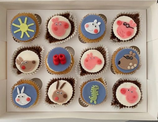 Peppa Pig cupcakes